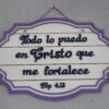 Rótulos Ovalados con mensaje bíblico 50cm - Imagen 6