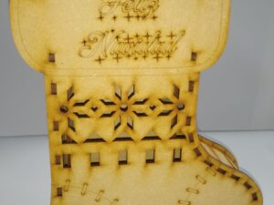 Caja en forma de bota