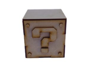 Caja Cuadrada de Mario 10x10x10cm