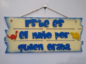 Cuadros para niños 38x18cm