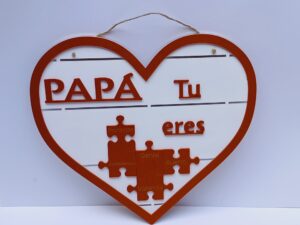Cuadro corazón 45x50cm