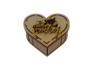 CAJA MDF CORAZON 20cm. #8