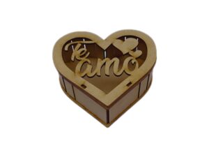 CAJA MDF CORAZON 20cm. #7