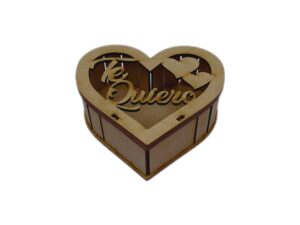 CAJA MDF CORAZON 20cm. #4