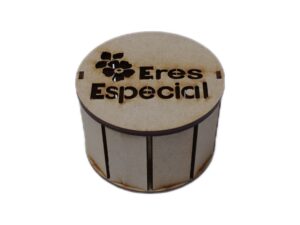 CAJA MDF CILINDRICA 12cm. #13