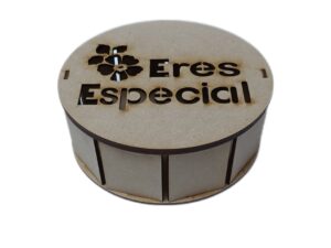 CAJA MDF CILINDRICA 20cm. #13