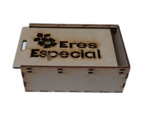 CAJA MDF CON TAPADERA DESLIZABLE 16X11.5X6cm. #8