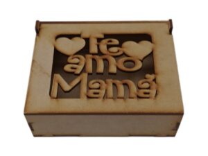 Caja mdf JL4 mediano  13.5x11x4.5cm