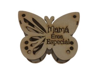 Caja mdf Mariposa