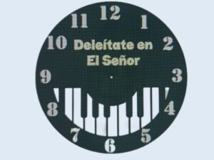 RELOJ DE PARED CON DISEÑO #3