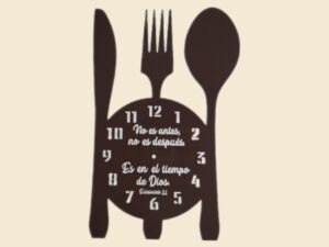RELOJ DE PARED CON DISEÑO #2