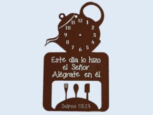 RELOJ DE PARED CON DISEÑO #1