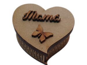 Caja Corazón M-3D- pequeño