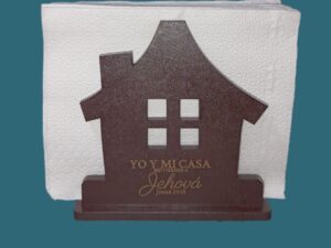 SERVILLETERO EN FORMA DE CASA #6