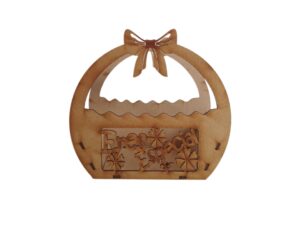 CANASTA MDF CON MOÑO 20X18X10cm. #2