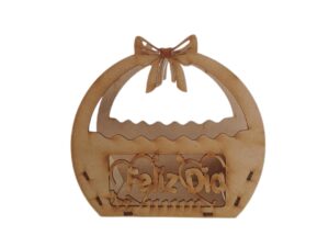 CANASTA MDF CON MOÑO 20X18X10cm. #5