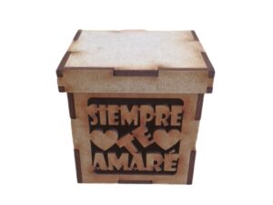CAJA MDF 15X15X15cm. #7