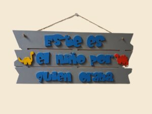 CUADRO PARA NIÑO COLOR GRIS