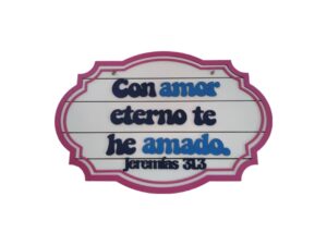 CUADRO OVALADO CON MENSAJE #3