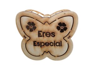 CAJA MDF EN FORMA DE MARIPOSA 15cm. #2